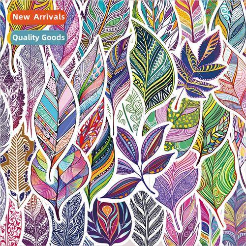 50 enamel leaf graffiti stickers decorative cell phone case