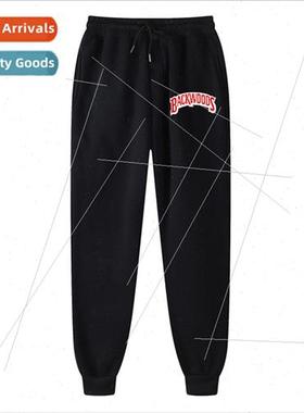 BACK Sweatpants Mens Pants Mens Casual Pants Padded Drawstri