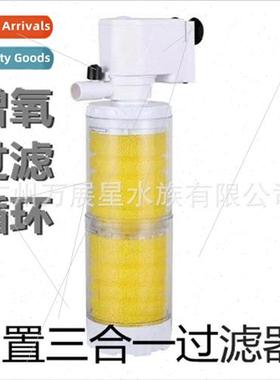 Fish tank filter 3 in 1 water purification cycle without cha