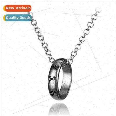 City of Bones ring necklace fashion simple collarbone chain