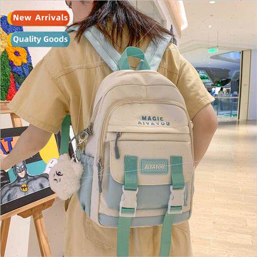 ins cute small backpack bag female new lightweight girls sho