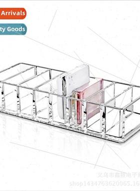 Acrylic pstick Holder 8 Position Small Powder Organizer Tran