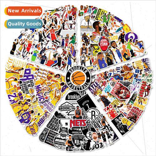 50-250 NBA series combination stickers star collection carto