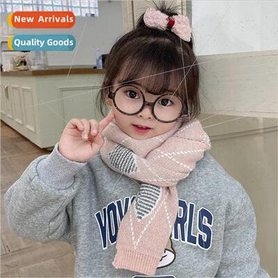 Childrens baby Korean ins childrens scarves fall and winter