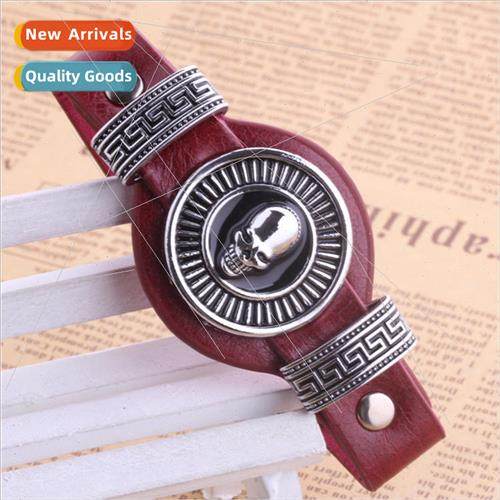 Popular Anime Peripheral deathnote skull logo bracelet punk