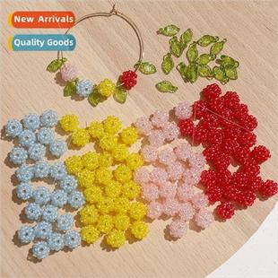 green leaves and Rustic small colorful fruits flowers Mori