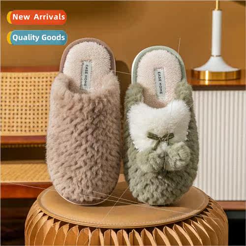 2022 new cotton slippers female winter fashion home indoor -