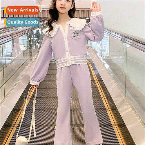 Girls suit fall 2023 new girls childrens fall Korean  of the
