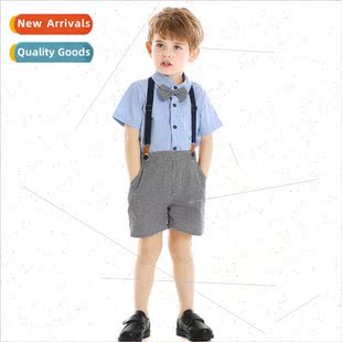 British set sleeved new car short boys summer 2023 childrens