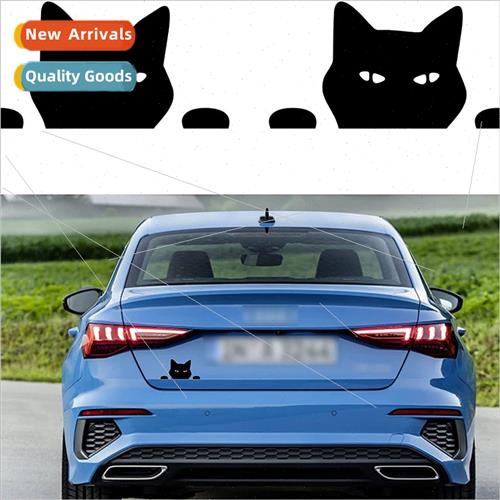 Car Stickers Peeping Cat Car Window Bumper Laptop Motorcycle