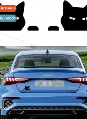 Car Stickers Peeping Cat Car Window Bumper Laptop Motorcycle