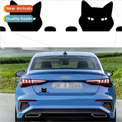 Car Stickers Peeping Cat Car Window Bumper Laptop Motorcycle