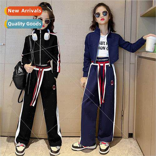 Girls fashion casual sports suit 2023 fall new Korean  of th