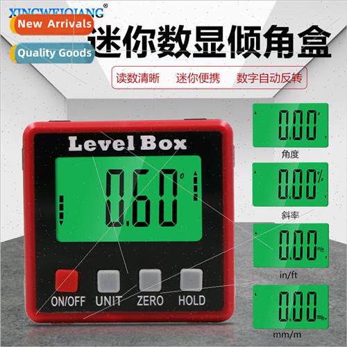 Inclinometer Electronic Level Ruler Angle Ruler Measuring Ti