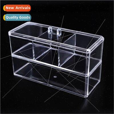 Two-layer stackable cosmetic case jewelry box miniature orga