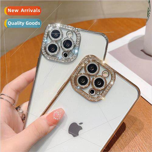 适用 iPhone 14Pro with lens film phone case Apple 13 starry