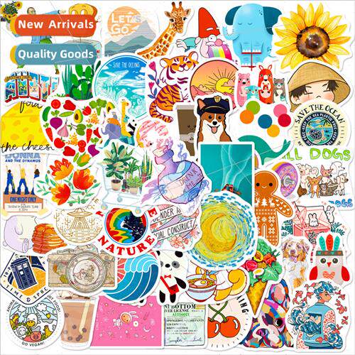 50 pcs of marine fresh stickers ins wind childrens stationer