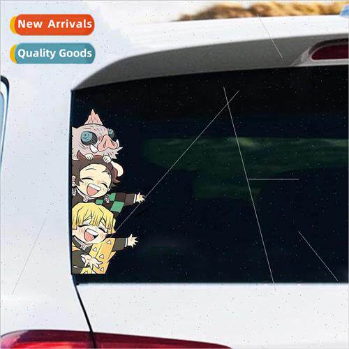 Ghosts destroy the edge of the anime cartoon car stickers wi