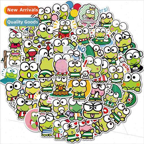50 anime image of big-eyed frog Kolopy graffiti stickers lug