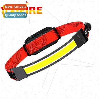 COB headlamp headwear USB rechargeable fishing headlamp tail