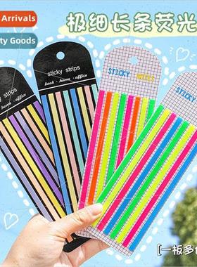 Colorful fluorescent very fine convenience stickers students