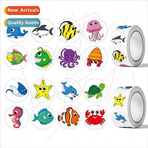 Rolls of childrens toys reward incentives cute stickers offi