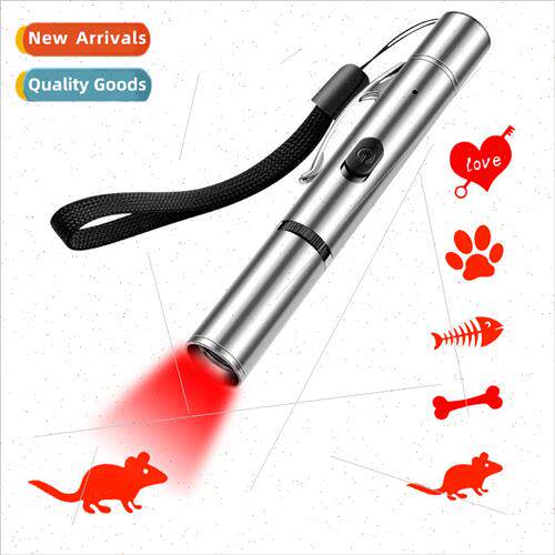 Rechargeable projection teasing cat flashlight red light gre图片
