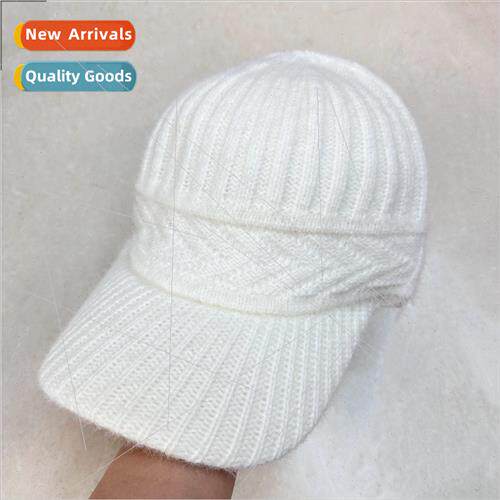 Ins wool knitted duck tongue hat children autumn and winter