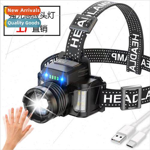 White laser headlamp Type-C fast charging telescopic zoom ou
