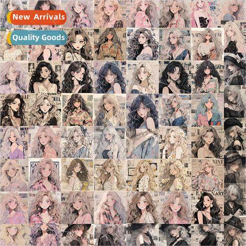 62 secondary  anime female HD avatar stickers phone case wat