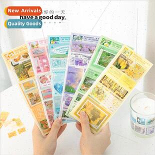 Beautiful day stickers romantic life recorder series small f