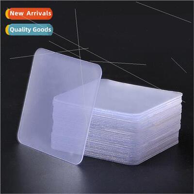 pvc transparent -marking hooks adhesive sheet no hole punchi