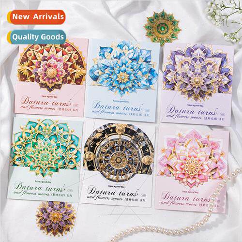 A beautiful day PET three-dimensional stickers Man turn flow