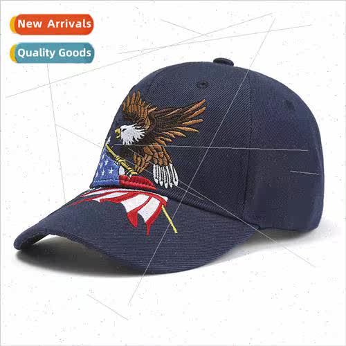 2022 new spring and summer men and women eagle embroidery ba