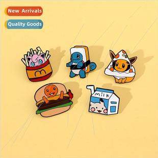 food creative shape Pokémon burge Cute pin cartoon