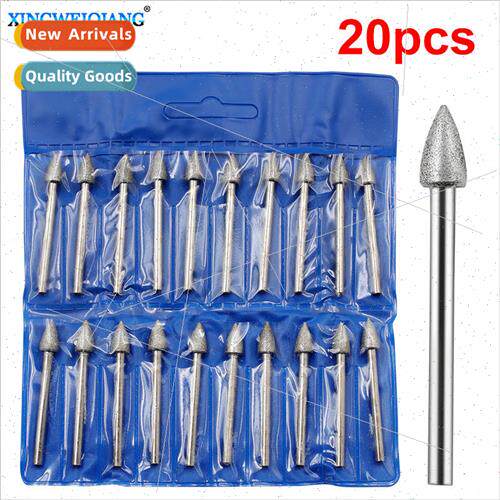 Electric Grinding Accessories Bullet Diamond Grinding Heads