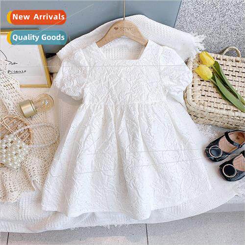 Girls Princess Yanqi 2023 summer new Korean  of the flower p
