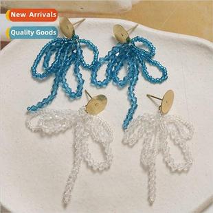 new colorful flowers and tass bow summer weaving Spring bead