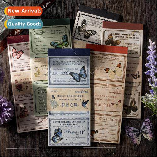 Butterfly language notes series note book retro fresh litera