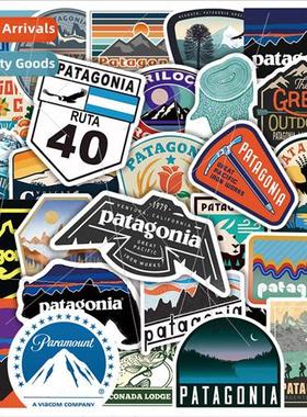 50 ins  Patagonia graffiti stickers helmet pencil case compu