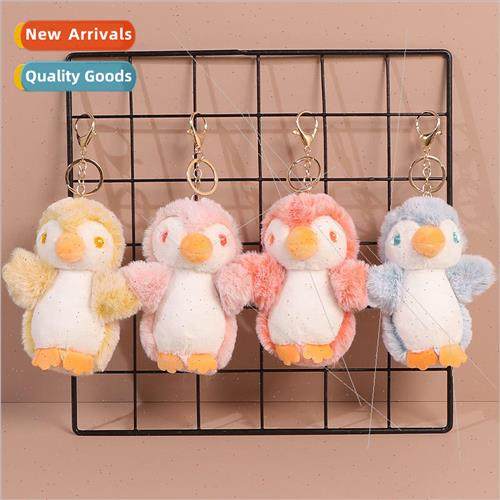 Bamboo charcoal penguin plush doll pendant couple keychain b