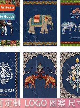 Private east Asia Style Door Curtain No Punch Blocking Curta