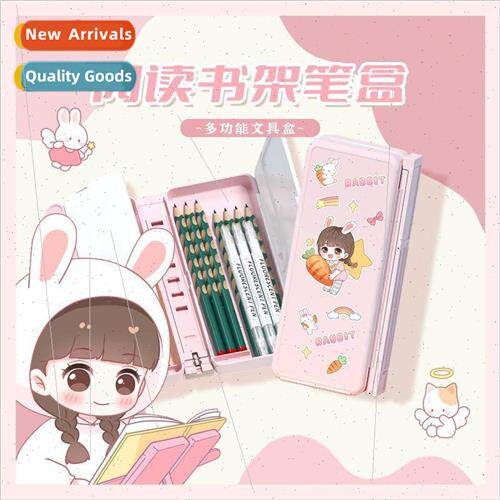 Meow Bunny Reading Bookends Pen Case Folding Portable Readin