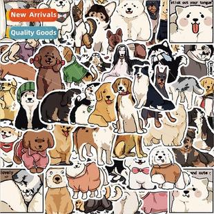 animals meet puppy pack cartoon expression material cute