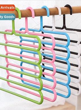 Five tier drying rack coat rack multi-layer silk scarf rack