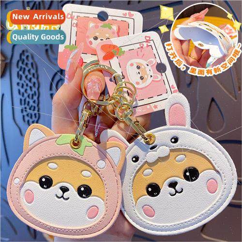 small 适用tune Shiba cartoon student ID Shiba Inu card holde