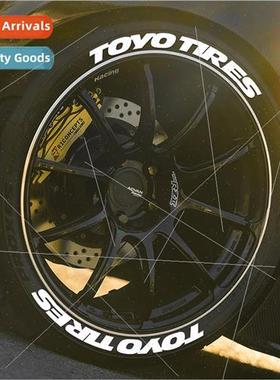 Car tire letter stickers DIY stickers personalized modificat