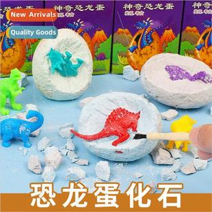 Dinosaur Egg Fossil Childrens Handmade DIY Puzzle Digging To