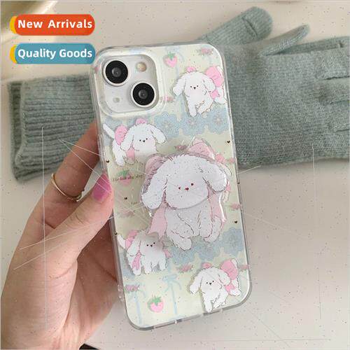 Teenage bow puppy 15ProMax stand Apple 13 适用 iPhone 14PM c
