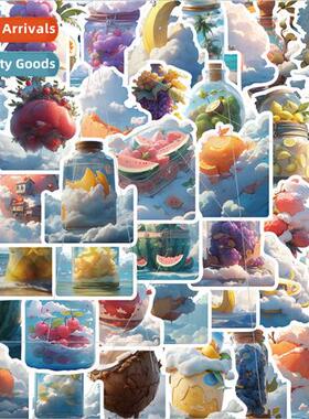 50 Fruit Graffiti Stickers Decorative Material Guitar Skateb